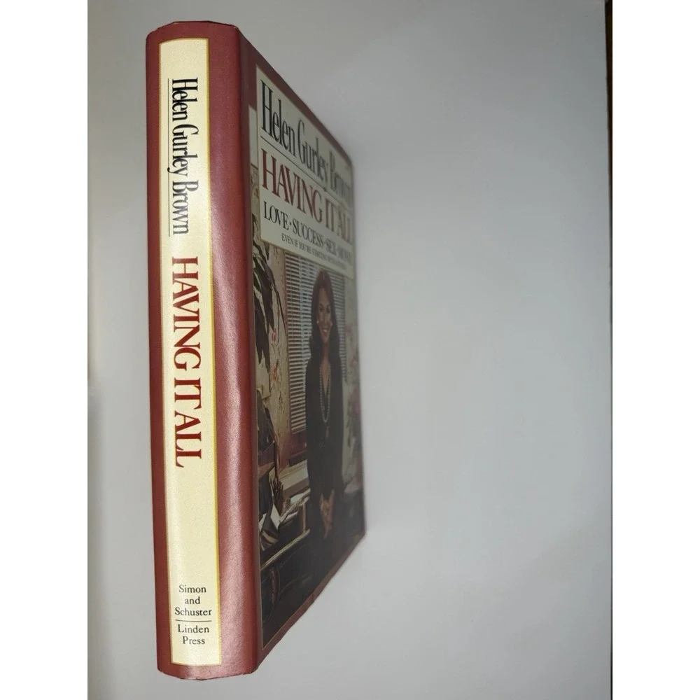 Helen Gurley Brown Having It All Hardcover Simon and Schuster Vintage 1982